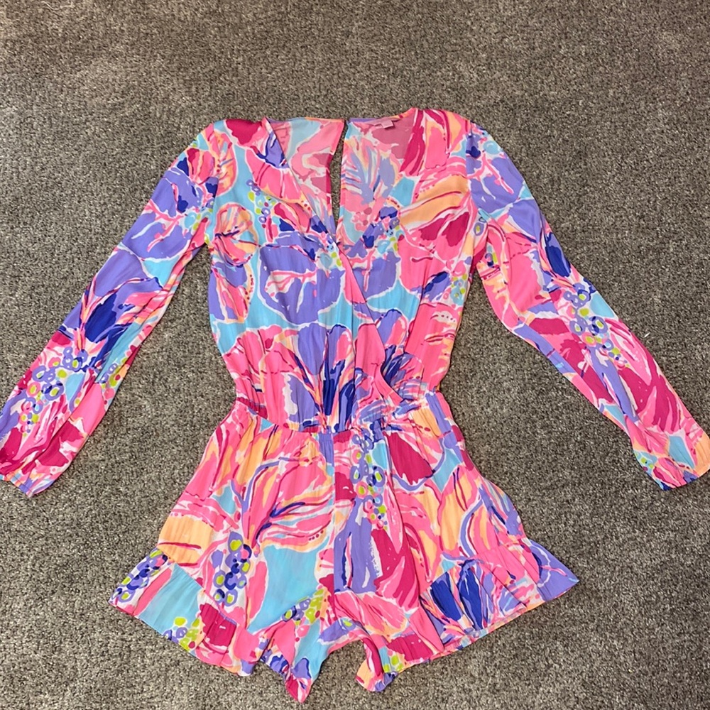 Lilly Pulitzer silk romper